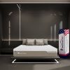 Sweet 12" King Mattress, Copper Infused Moisture Wicking Memory Foam and Silk Like Foam with Ice Feel Cooling Fabric, Plush Foam Core Support, Made in