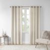 Plaid Rod Pocket and Back Tab Curtain Panel with Fleece Lining
