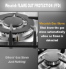 24in Propane gas stove 4 built-in double stove NG / LPG gas stove gas gas stove combustion embedded stove gas kitchen stove, gas double-head stove sin