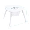 Children's panel table with 4 chairs