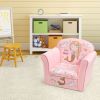 Super Soft Velvet Lamb/Mermaid Kids Couch Sofa with Armrests