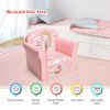 Super Soft Velvet Lamb/Mermaid Kids Couch Sofa with Armrests