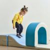 Soft Climb and Crawl Foam Playset 10 in 1, Safe Soft Foam Nugget Block for Infants, Preschools, Toddlers, Kids Crawling and Climbing Indoor Active Pla
