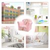 Super Soft Velvet Lamb/Mermaid Kids Couch Sofa with Armrests
