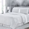 4 Pcs California King Bed Set, Premium Linen Bedding Sheets & Pillowcases, California King Bed in a Bag, White Bedding Sheet & Pillowcase Sets
