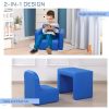 2-in-1 Multifunctional Kids Sofa-Blue