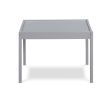 Della 3-Piece Solid Wood Kids Table & Two Chair Set, Gray