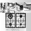 24in Propane gas stove 4 built-in double stove NG / LPG gas stove gas gas stove combustion embedded stove gas kitchen stove, gas double-head stove sin