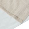 Faux Linen Rod Pocket and Back Tab Fleece Lined Curtain Panel