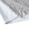 Total Blackout Metallic Print Grommet Top Curtain Panel