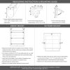 Bamboo Light Filtering Roman Shade 64"L